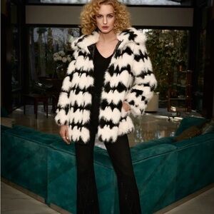 Joseph Ribkoff Faux Fur Coat